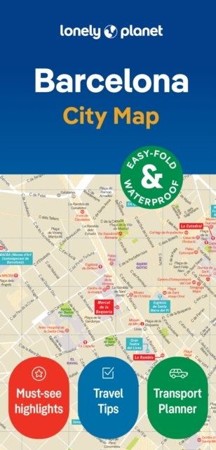 Lonely Planet Barcelona City Map