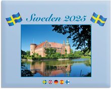 Väggkalender Sweden Med Kuvert 2025