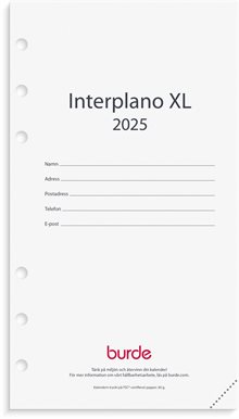 Kalender 2025 Regent kalendersats Interplano XL